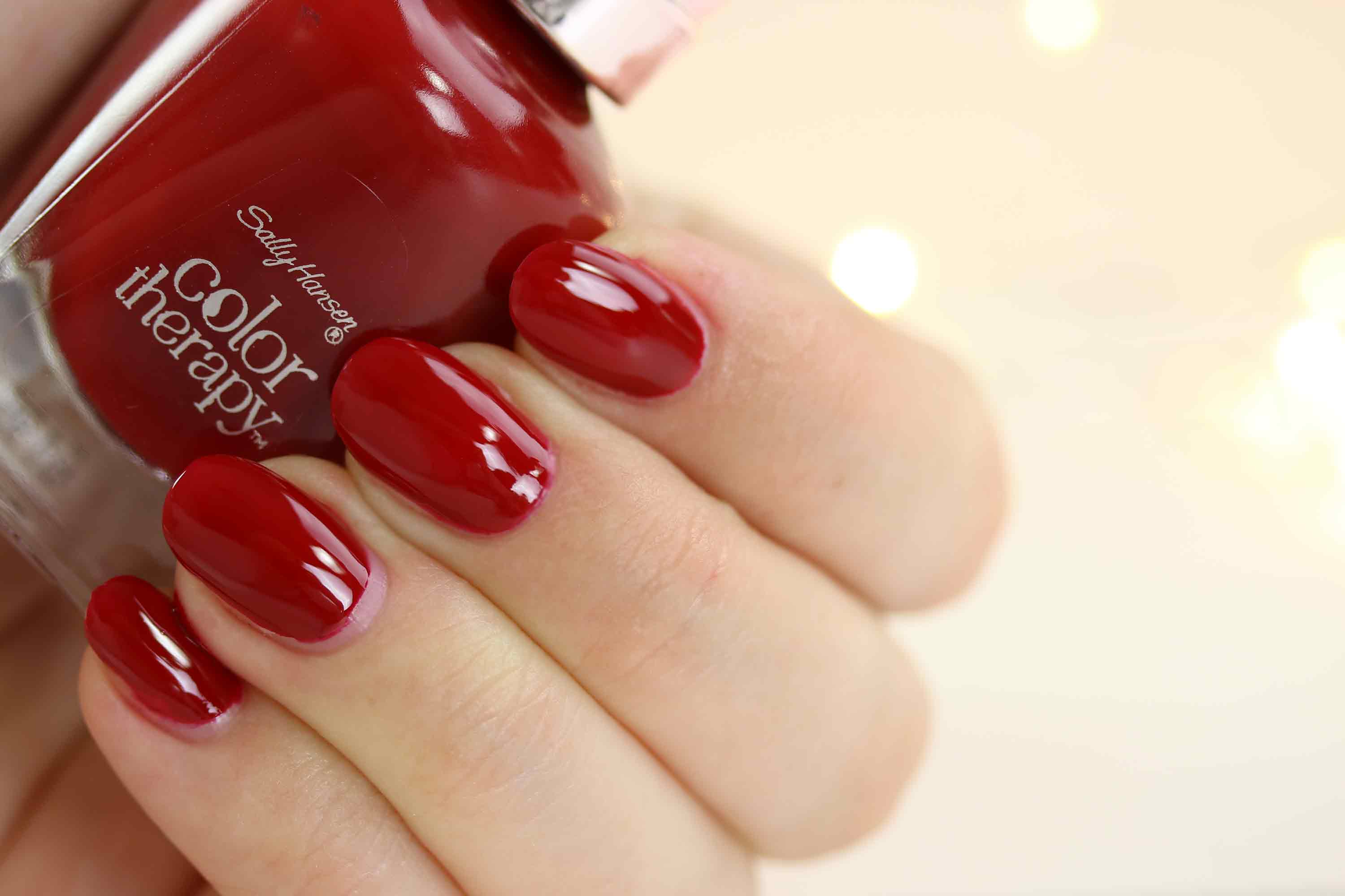 sally hansen red y to glow